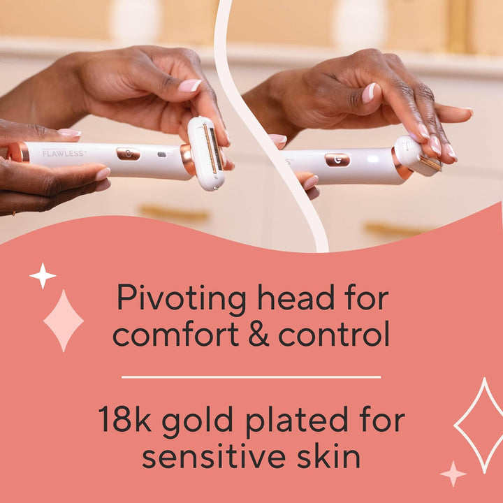 Electric Razor for Women with LED Light