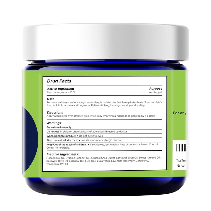 Tea Tree Oil Balm for Dry Cracked Feet