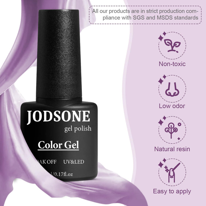 60 PCS Gel Nail Polish Kit with UV Light