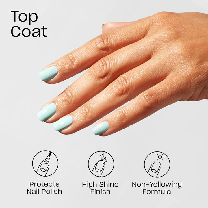 OPI Clear Top Coat - Quick Dry, High Shine
