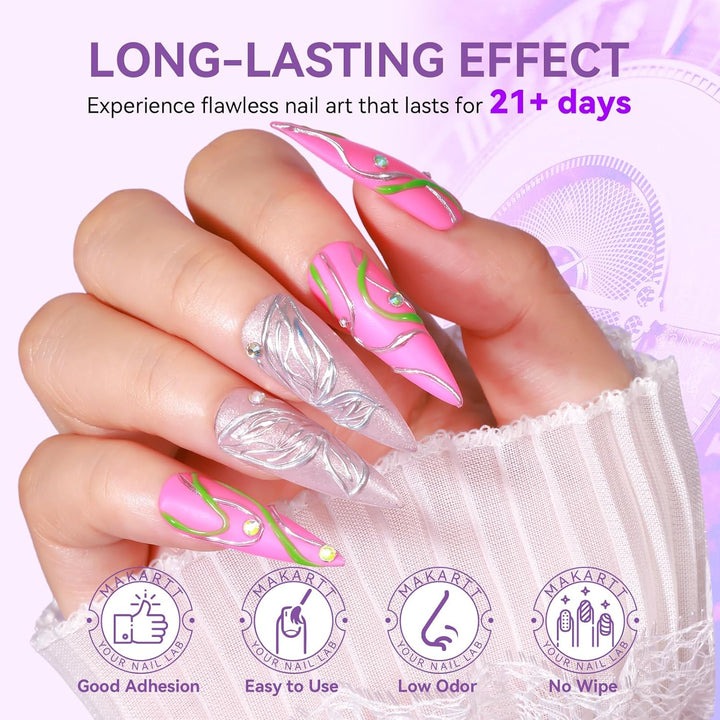 3D Nail Art Gel for Chrome & Sculpting