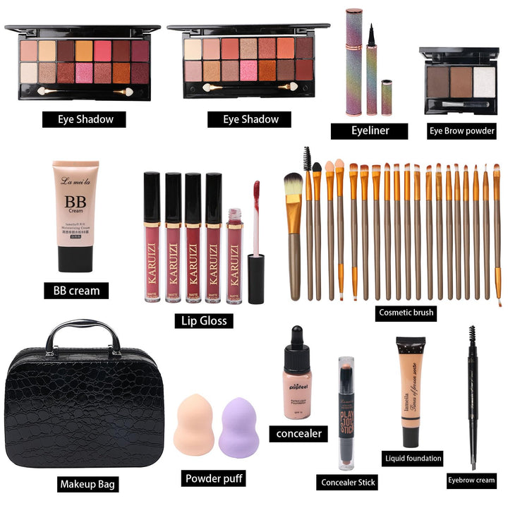 All-in-One Makeup Kit - Black