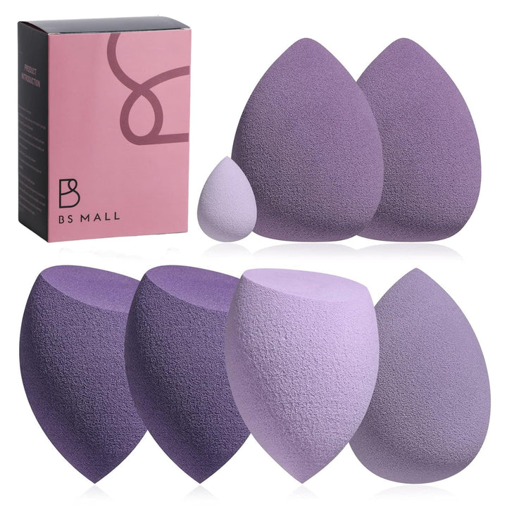 7-Piece Makeup Sponge Set with Case & Mini