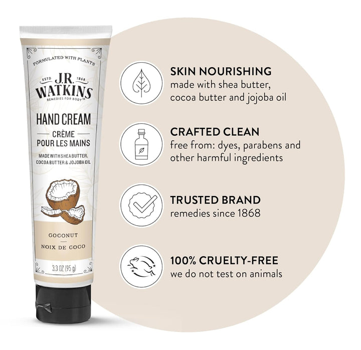 ChatGPT said: Coconut Hand Cream, 3.3oz, Hydrating