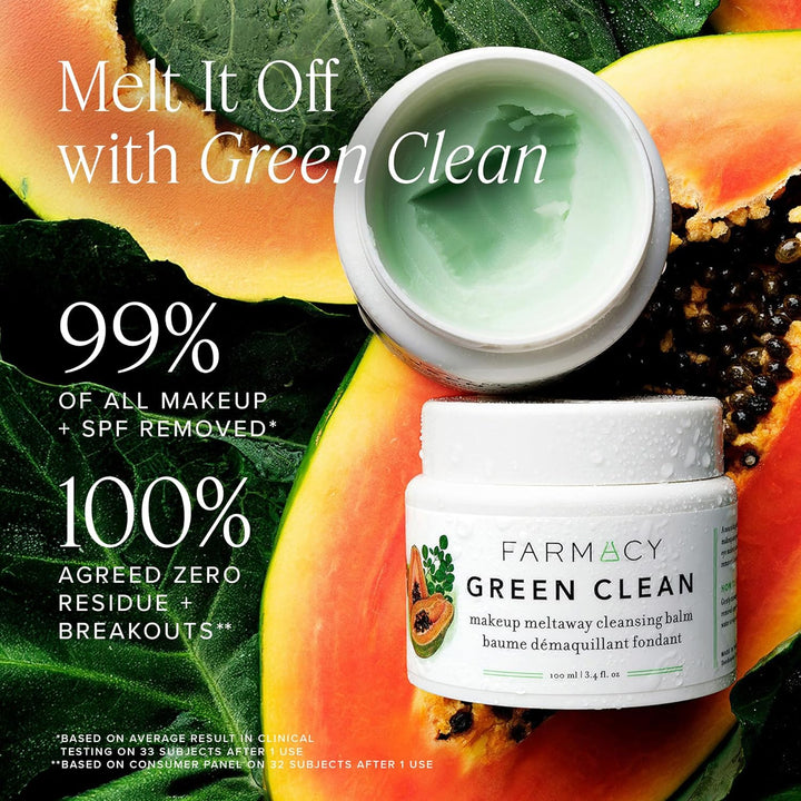 Green Clean Makeup Remover Balm (12ml)