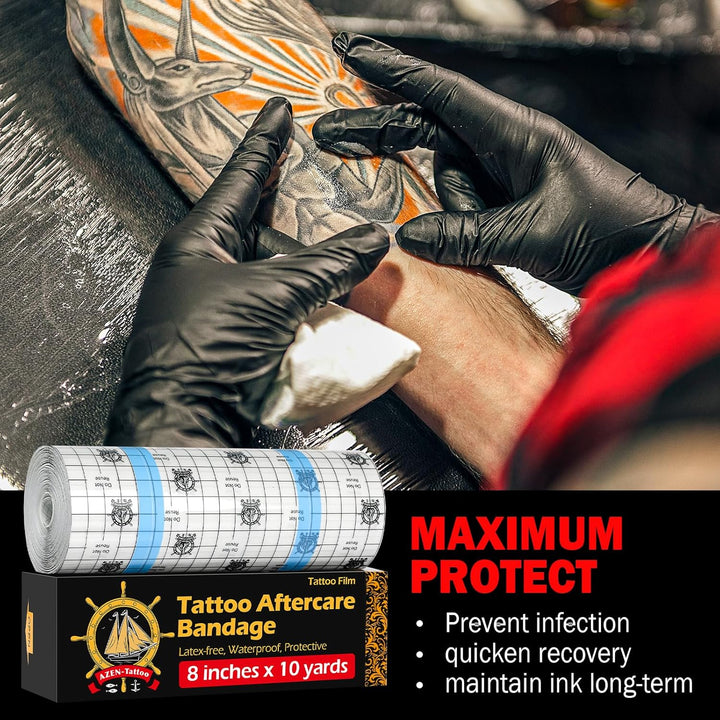 Tattoo Aftercare Waterproof Bandage 8"x10