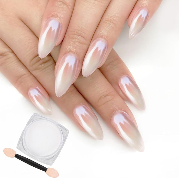 Pearl Chrome Nail Powder & Glitter Kit