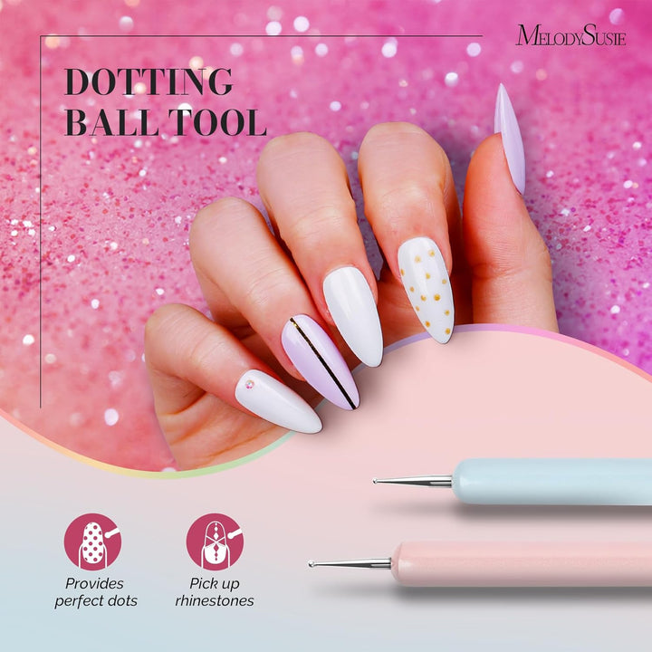 6Pcs Nail Art Brush Set for DIY & Salon
