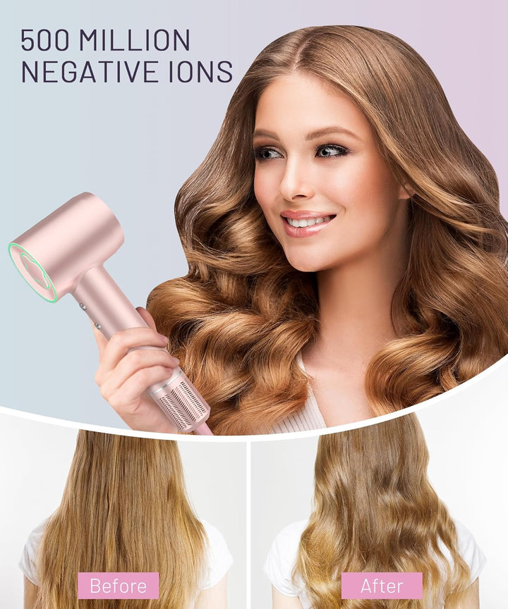 High-Speed Ionic Hair Dryer - Pink