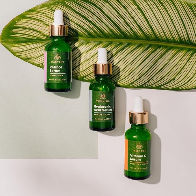 Trio Facial Kit: C, Retinol, HA - 3oz