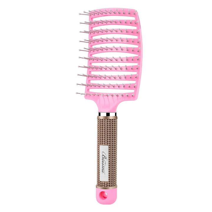 Curved Vented Hair Brush for Fast Drying