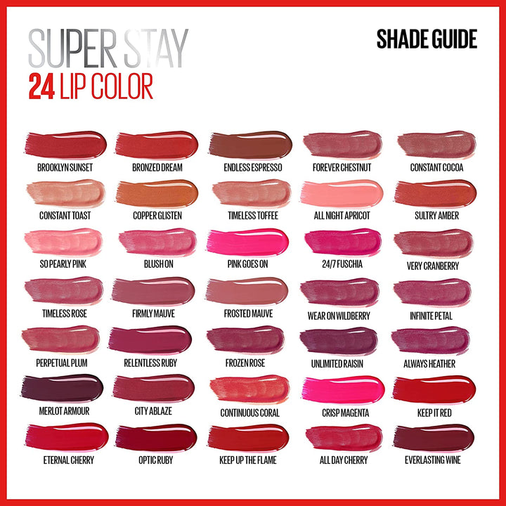 Super Stay 24 Lipstick - Frosted Mauve