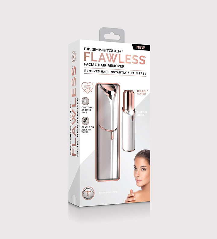 Women's Painless Hair Remover - White/Rose Gold