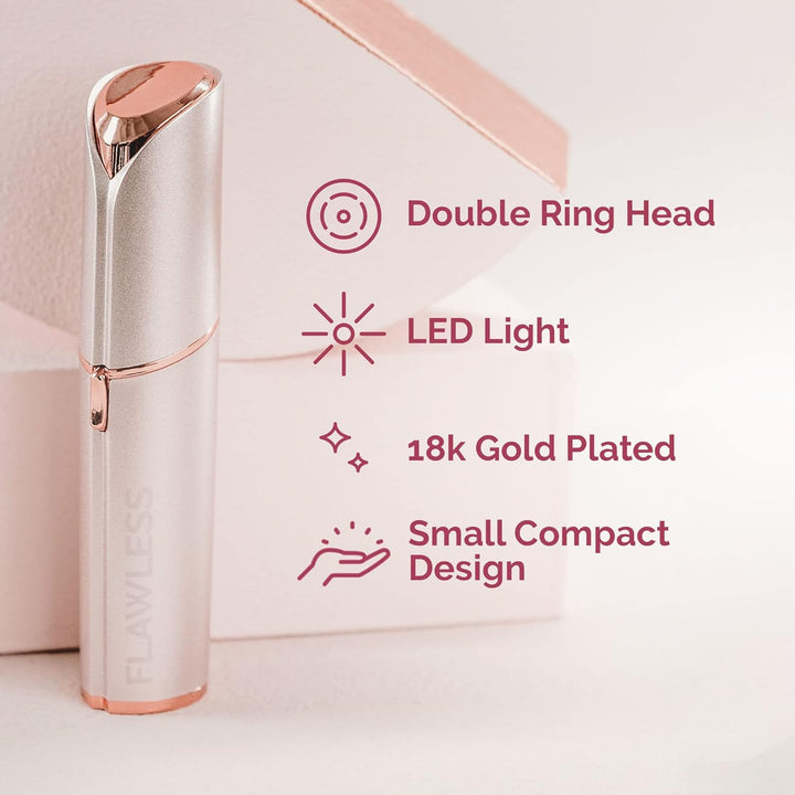 Women's Painless Hair Remover - White/Rose Gold