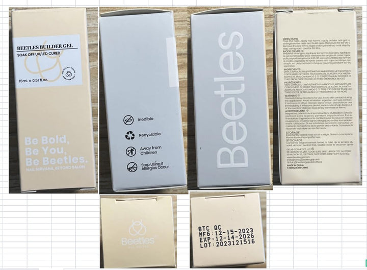 Beetles 7-in-1 Nail Builder Gel - Clear