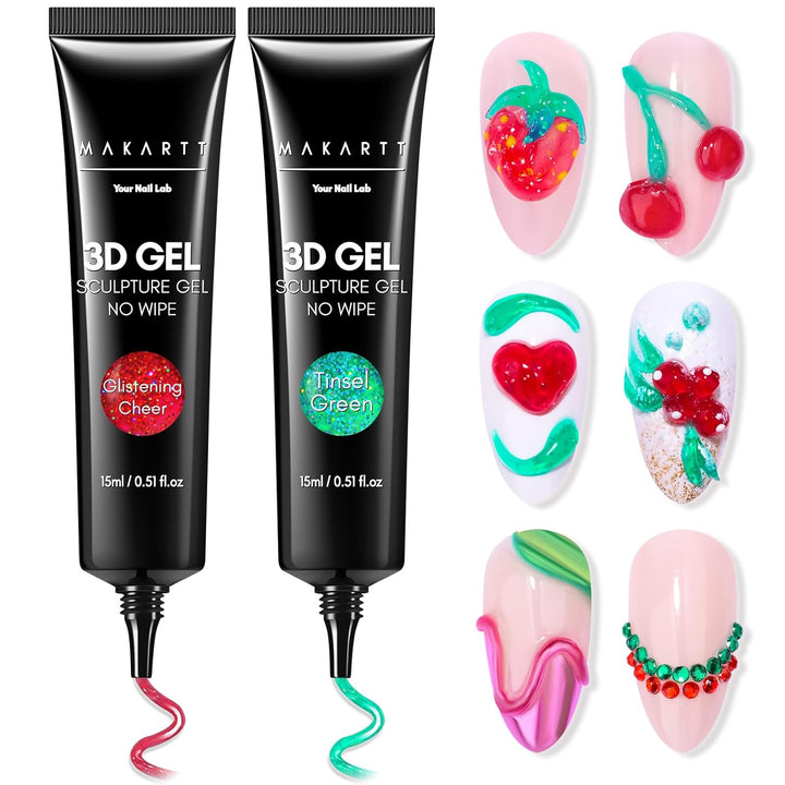 3D Nail Sculpting Gel - Clear 15G