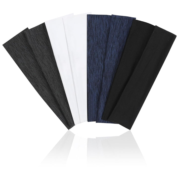 8-Pack Non-Slip Sport Headbands for Women