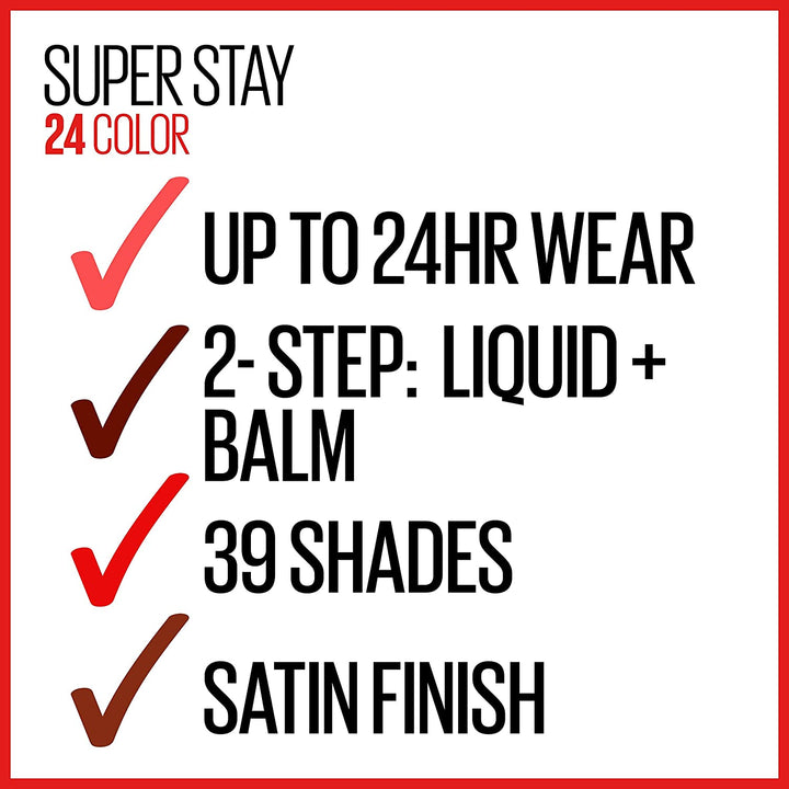 Super Stay 24 Lipstick - Frosted Mauve