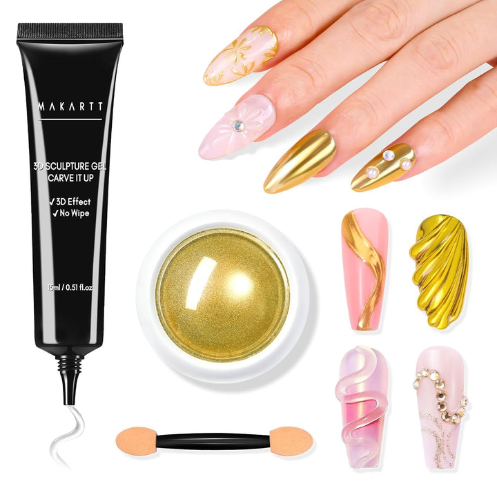 3D Nail Sculpting Gel - Clear 15G