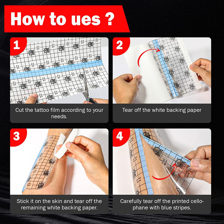 Tattoo Aftercare Waterproof Bandage 8"x10