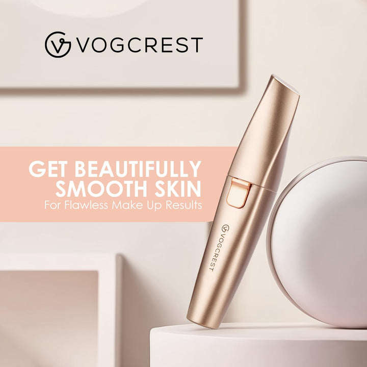 2-in-1 Eyebrow & Facial Trimmer - Rose Gold