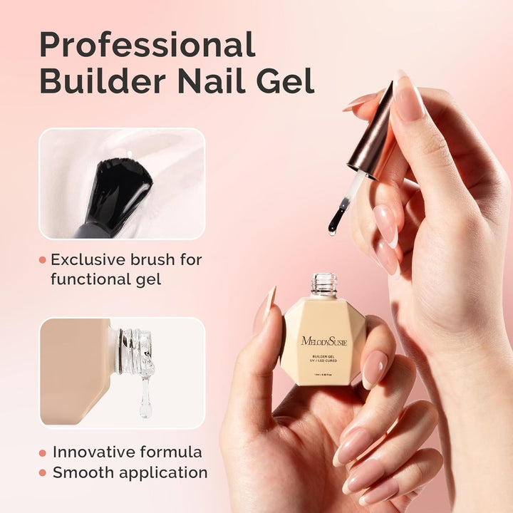 Clear Base Gel for Nails & Rhinestone Glue
