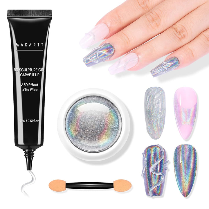 3D Nail Sculpting Gel - Clear 15G