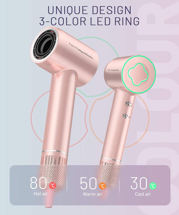 High-Speed Ionic Hair Dryer - Pink