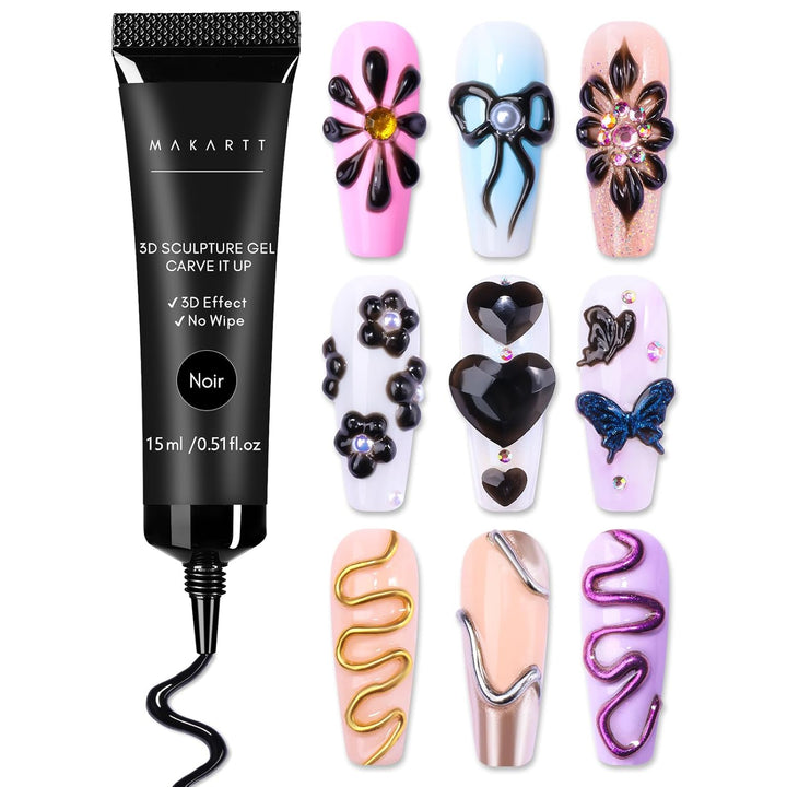 3D Nail Sculpting Gel - Clear 15G