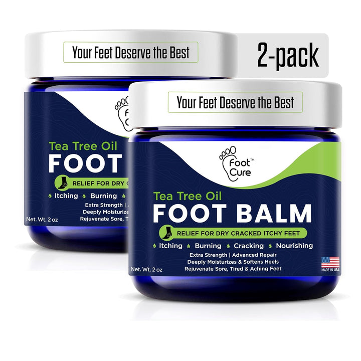 Tea Tree Oil Balm for Dry Cracked Feet