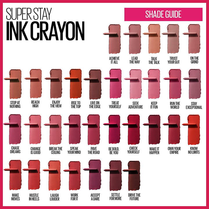 Super Stay Ink Crayon Lipstick - Purple