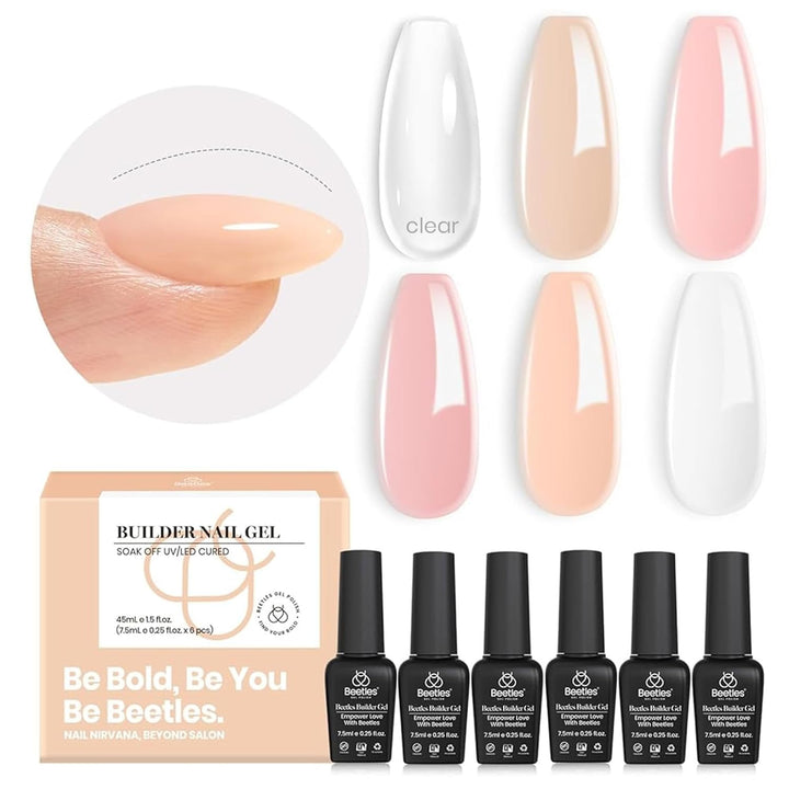 Beetles 7-in-1 Nail Builder Gel - Clear