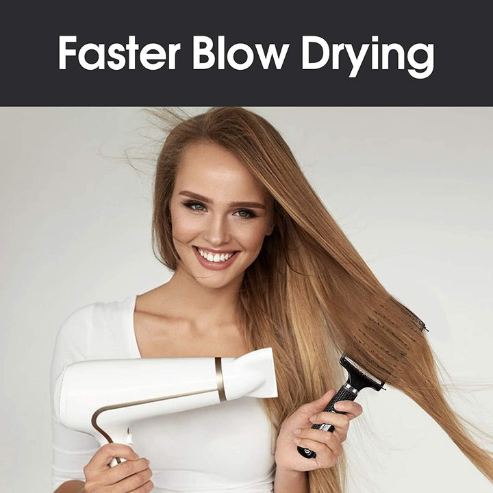 Curved Vented Hair Brush for Fast Drying