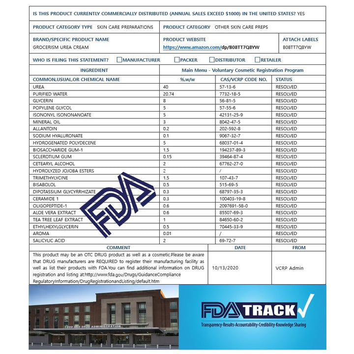 Urea Cream 40% for Feet & Callus Remover