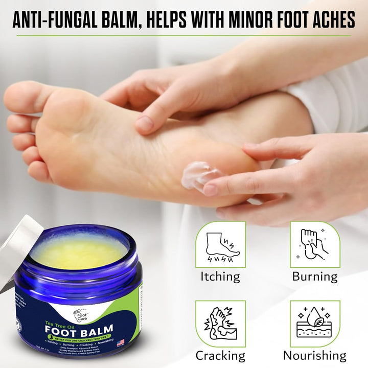 Tea Tree Oil Balm for Dry Cracked Feet