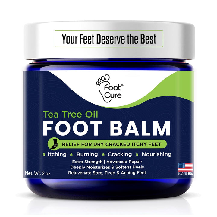 Tea Tree Oil Balm for Dry Cracked Feet