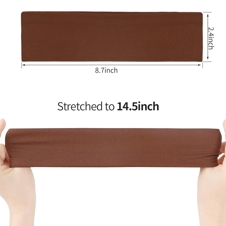 8-Pack Non-Slip Sport Headbands for Women