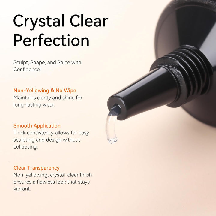 3D Nail Sculpting Gel - Clear 15G