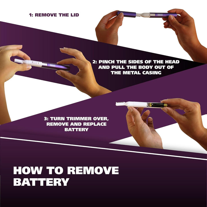Battery Pen Trimmer for Eyebrows & Facial Hair