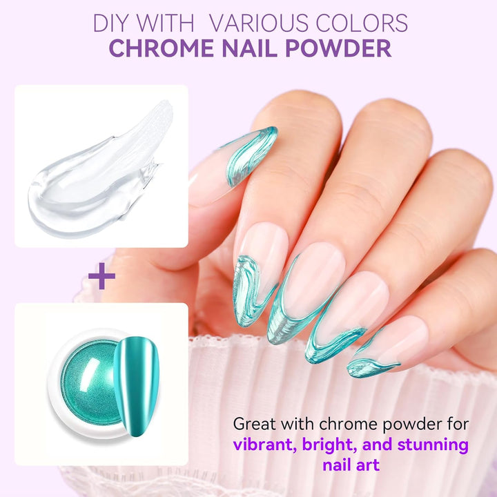 3D Nail Art Gel for Chrome & Sculpting